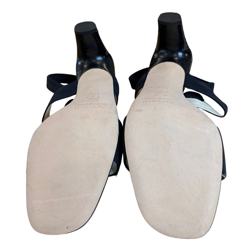 Amalfi made in Italy. Sandals 4”‎ heel leather soles size 11 - Picture 6 of 6